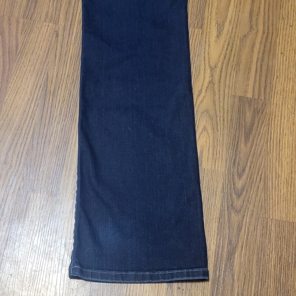 Guess Women’s Daredevil Bootcut Jeans Size 30 Dark Blue Stretch Denim A56 - Picture 10 of 12